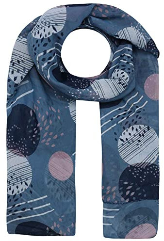 Zwillingsherz Seiden-Tuch im stilvollen Design - Hochwertiger Schal für Damen Mädchen - Halstuch - Umschlagstuch - weicher Schlauchschal für Frühjahr Sommer Herbst Winter