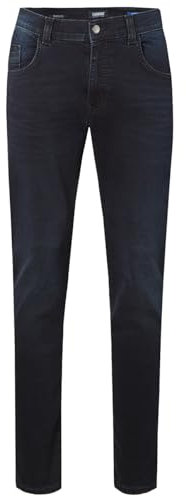 PIONEER AUTHENTIC JEANS Herren Jeans Rando | Männer Hose | Regular fit | Blue Denim/Washed Washed | Blue/Black Used Mustache 6806 | 33W - 34L