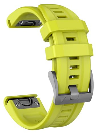 ISABAKE Ersatzarmband Kompatibel mit Garmin Fenix 7S Armband, 20mm Quick Release Silikon Strap für Garmin Fenix 6s/Fenix 5s/Fenix 5s Plus/Fenix 6s Pro/Garmin Instinct 2s/Garmin Epix Pro 42mm Armband