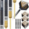 Unicorn Ross Smudger Smith Dartpfeile Set, schwarz/Gold, 22 g