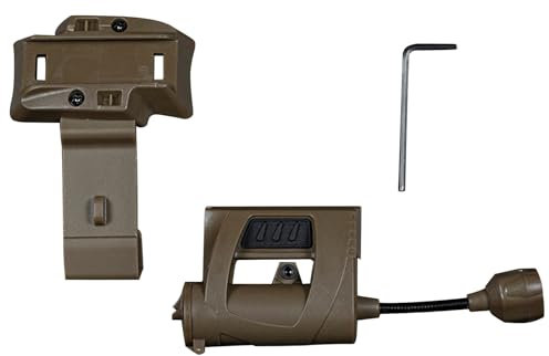 XINYIN Airsoft Helm Licht Fast Helm Zubehör Militär Helm Licht Taschenlampe Helm Lampe 3 Modi Jagd Taschenlampe Helm Licht