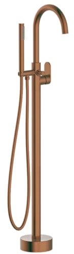 Essebagno Charme II colonne de sol mécanique cuivre brossé pour baignoire ilot