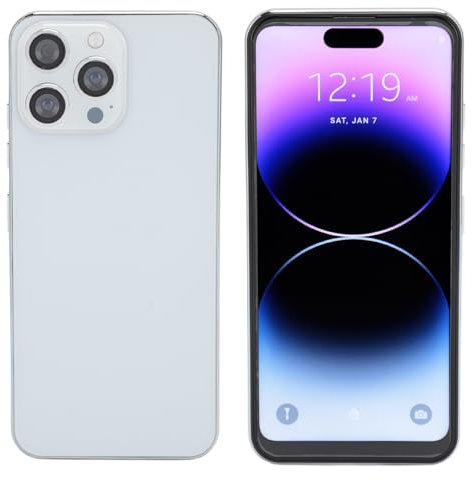 Cuifati I15 Pro Max Smartphone für Android 13, 6,6 Zoll HD-Großbildschirm, 6 GB RAM, 128 GB ROM, 8 MP 24 MP Dual-Kamera, Dual Card Dual Standby Ultra Slim 4G Entsperrtes Mobiltelefon
