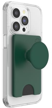 PopSockets Phone Wallet with Expanding Phone Grip, Phone Card Holder, Into the Woods - Fresh Pine