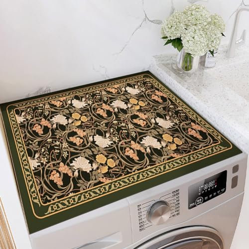 QHanky Diatomita de Protector 40 * 50cm Superior para Lavadora y Secadora,para Lavadora y Secadora Almohadilla Protectora de Goma Antideslizante Impermeable para Lavadora y Secadora