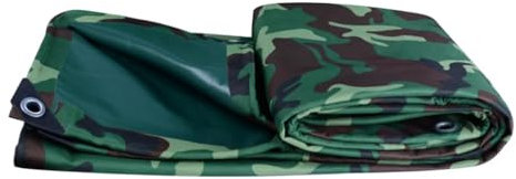 Grüne Hochleistungsplane, 1,2 x 1,5 m, 1,8 x 3,6 m, Segeltuchplane, Mehrzweck-Planenabdeckung für Garten, Möbel, Bodenplanen, Poolabdeckung, Camping, Zimmer(4x5m)