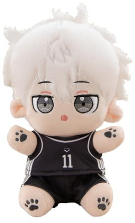 Qiancc Anime Blue Lock Figur Kissen Seishiro Nagi Soft Figure Stuffed Pillow 22cm Cartoon Wurfkissen Auto Sofa Dekoration