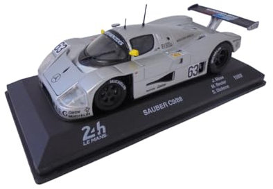 OPO 10 - Auto in Miniatura da Collezione 1/43 Compatibile con Sauber C9/88 24h Le Mans 1989-24LM18