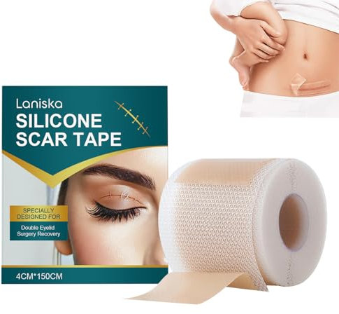 1 Pcs Silicone Scar Tape Narbenpflaster Silicone Scar Sheets Silikon Narbenpflaster Silikonpflaster Für Narben Narbenpflaster Silikon Silikon Narben Tape Silikon Pflaster Narbe 4cm x150cm Rolle