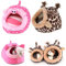 Happyyami Mini Pet Cushion Pad Im Pig Design Für Hamster Eichhörnchen Und Andere Kleintiere Kuschelnest s Für Wärme Und Im Käfig Oder Unterwegs