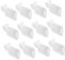 CATIEBYE 12pcs Refrigerator Side-Door Dividers for Organized Storage Multi-Functional Food Dividing Boards Fridge Partition Clips for Efficient Space Management