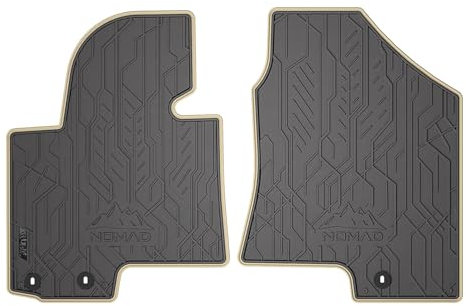 SMK Gummimatten vorne passend für Kia Sportage III 2010-2015 Robuste und Flexible Fussmatten Auto, kompatibel mit Befestigungssystem, Eingebaute Stopper, Praktische Ränder, rutschfeste Registerkarten