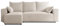 4ALL HOME Ecksofa mit Schlaffunktion Tobi 246x145 cm - Couch - Sofa mit Bettkasten - Eckcouch - L-Form - Schlaffsofa - Schlafsofa mit Bettkasten - Universal (Centaur 01 Beige)