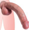 11,4 Realistische große Dildo Sexspielzeuge, Dual-Layer Realistischer Diloschwanz für Frauen, G-Punkt und Anal mit starkem Saugnapf große Erwachsenen-Penis Sexspielzeuge für Frauen Männer und Paare
