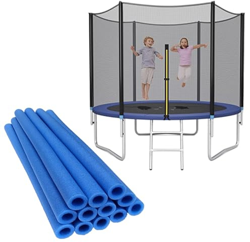 2/12 Pieces Replacement Trampoline Safety Protective Foam Pole Tube Sleeves Poles - Trampoline Enclosure Pole Foam Sleeves Padding Protective Trampoline Pole Covers For Kids Trampoline Accessories