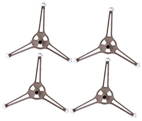 CONGARTENO 4Piezas Soporte para Giras de Microondas de Rodillos Giratorios Resistentes y Instalación Compatible con Microondas