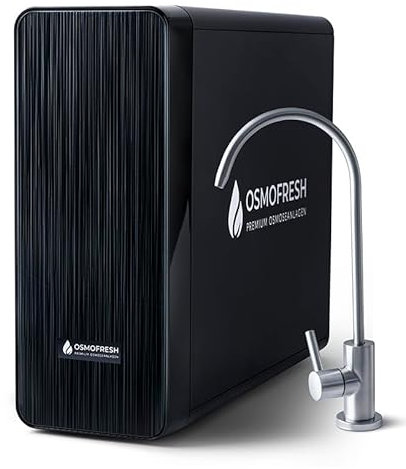 OsmoFresh Flow800 Untertisch-Osmoseanlage | Bis zu 7-fach Filtersystem (DirectFlow) | 800 GPD | Leise & effizient | Automatische Spülfunktion | Einfacher Anschluss | Kalkfreies Trinkwasser