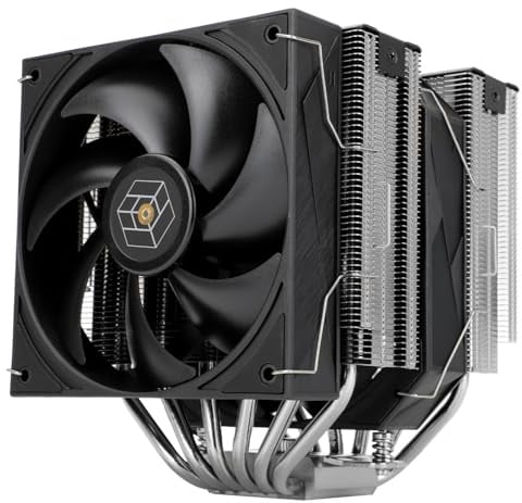 TR-Thermalright Royal Pretor 130 CPU-Kühler, Double Tower mit 7 Heatpipes, Dual CPU Lüfter, matt gezogene Kappe, für AM5/AM4, Intel LGA1851/1700/1150/1151/1200