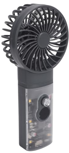 Dpofirs Small Wireless Portable Electric Jet Fan, Wind Speed ​​30, 150,000 RPM, Keyboard Cleaning, 10,000mAh Battery, Gray