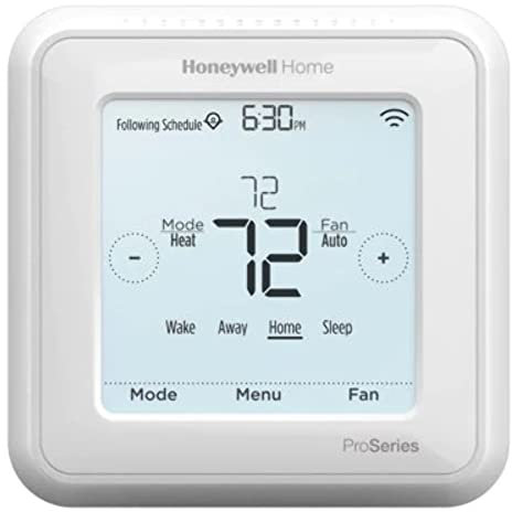 Honeywell TH6220WF2006/U Lyric T6 Pro Wi-Fi Programmable Thermostat with Stages Up to 2 Heat/1 Cool Heat Pump or 2 Heat/2 Cool Conventional