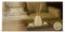 Essence Reed Diffuser and Candle Set, Ceramic Vase, 50ml Fragrance Oil, Reeds, Wooden Tray with Stones (Vanilla)