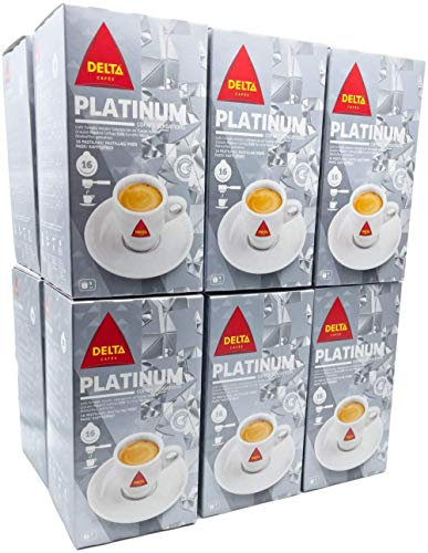 Delta - Café Platinum Delta Monodosis ESE 12 x 16 Un = 192 Un