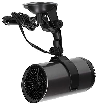 Aramox Chauffage de Voiture, 2 en 1 Chauffage 150W 12VDC Désembueur Portable Plug And Play avec Ventouse à Support Rotatif à 360 °