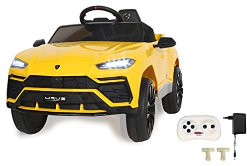 Ride-on Lamborghini Urus 2,4GHz 12V - ab 3 Jahre, Softanlauf, 2-Gang, Stoßdämpfer, AUX/USB/UKW Radio, Motorsound, leistungsstarker Motor/Akku 4,5Ah, LED