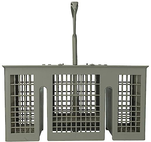 vhbw Besteckkorb kompatibel mit Gorenje SF5GNA428, SF5GNE127, SF5GNE128, SF5GNE527, SF5GNA328 Spülmaschinen - mit Griff, 6 Fächer