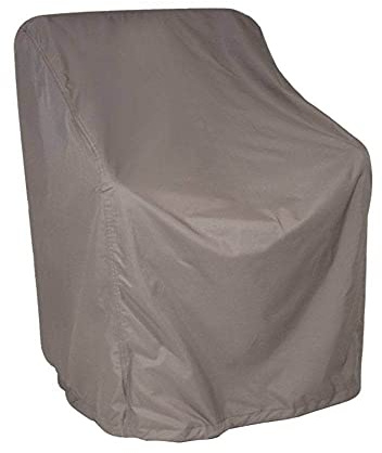 Raffles Covers Gartenstuhl-Schutzhülle | Atmungsaktiv | Wasserdicht | UV - beständig | Doppelt genähte, PU-versiegelte Naht | Elastischer Kordelzug |