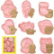 Stampi Biscotti Natale, 8 Pezzi Formine Biscotti Natale 3D, DIY Forme Biscotti Natale, Tagliabiscotti Natale per DIY Biscotti Biscotto Dolci Torta, Formine per Biscotti Natalizi