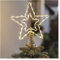EMOS Connect System 30 LED Weihnachtsbaum-Stern, Zusatzelement für Lichterketten-System Standard/Profi, Erweiterungsteil C (ohne Adapter), IP44 für Innen und Außen, transparent, warmweiß