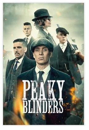 ZOLULA Peaky Blinders Poster auf Leinwand, Schlafzimmer, Dekoration, Sport, Landschaft, Büro, Raumdekoration, Geschenk, ungerahmt, 30 x 45 cm