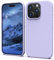 TIIXXA Silicone Case for iPhone 15 Pro Case, Soft Ultra Slim Protective Shockproof Liquid Silicone Phone Case, Anti-Scratch Microfiber Lining, 6.1 Lilac