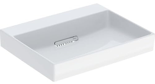 Geberit ONE Waschtisch Abgang horizontal, 60x14,2x48cm, 505.03; Ausführung: ohne Hahnloch