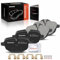 Frankberg Bremsbelagsatz Kompatibel mit 5er F10 518-535 2.0L-3.0L 2009-2016 X3 F25 srive18-xrive35 1.6L-3.0L 2010-2017 Z4 Roadster E89 srive35 3.0L 2009-2016 Replace# 34216796741