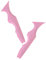 DOITOOL 2St Silikon-Schönheitslineal Make-up-Eyeliner Make-up-Leitfaden Schablonen Silikonformen Augenbrauenstift Vorlage für einen Make-up-Leitfaden mit Flügeln