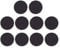 10pcs Self Adhesive Round Self Adhesive Disc Magnets Round Rubber Magnet For DIY Crafts Hobby And Fridge Small Self Adhesive Magnets Dots That To Each Other Strong For Crafts Flexible