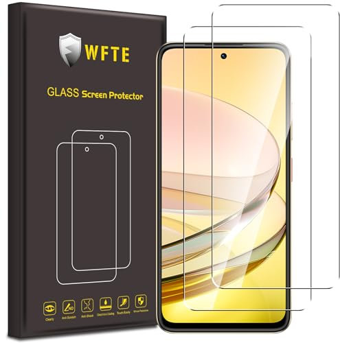 WFTE 2 Stück Schutzfolie für ZTE Axon 60/ZTE Blade V60, Panzerglas Glasfolie 9H Härte, Anti-Kratzen, Anti-Bläschen Displayschutzfolien