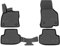 Walser XTR Gummi Fussmatten Auto kompatibel mit VW Golf 7/Golf 7 Variant 2012-2021, 100% passgenaue Auto Fußmatten, robuste Universal Fußmatte Auto, Gummimatten Auto