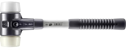 SIMPLEX-Schonhammer, Superplastik/Nylon; mit verstärktem Tempergussgehäuse und Fiberglasstiel | D=60 mm | 3778.060
