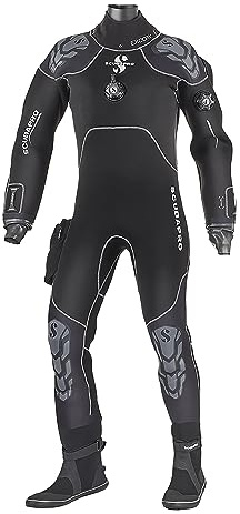 Scubapro Exodry 4.0 Herren-M Atemschutz-Set für Kaltwasser, Unisex, Erwachsene, Schwarz, M