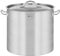 Royal Catering Olla De Inducción Cacerola Profesional RCST-25E3 (Con Tapadera, Acero Inoxidable, Bordes Antigoteo, Fondo de 3,8 mm, 25 Litros)