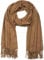 styleBREAKER Unisex Langer Schal einfarbig mit Fransen, Winter Stola Warm Unifarben, Weiches Tuch Viskose 01017104, Farbe:Camel