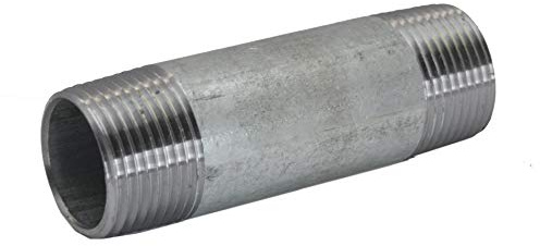Rohrdoppelnippel R 3 - 200 mm 50 bar Stahlrohr verzinkt