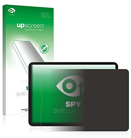 upscreen Anti-Spy Blickschutzfolie für Apple iPad Pro 11 2020 (im Querformat, 2. Gen.) Made in Germany, Privacy Folie [Blaulichtfilter]
