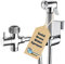 HammerHead Showers® Ganzmetall-Handbrause, Bidet-Sprüher für Toilette, Universal, auslaufsicher, T-Ventil-Adapter, perfekter Toilettenpapier-Ersatz, einfache Installation in wenigen Minuten, Chrom