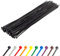 GTSE Fascette con zip nere da 14 pollici, confezione da 100, resistenza 22,7 kg, fascette stringicavo lunghe in nylon resistenti ai raggi UV, autobloccanti da 35,6 cm