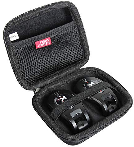 Hermitshell Reiseetui für Xvive U2 Gitarre Wireless System Wiederaufladbar 2,4 GHz Digital Guitar Transmitter Receiver (Schwarz)