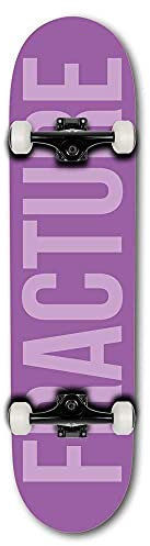 Fracture Fade Factory - Skateboard completo, 19,7 cm, colore: Viola